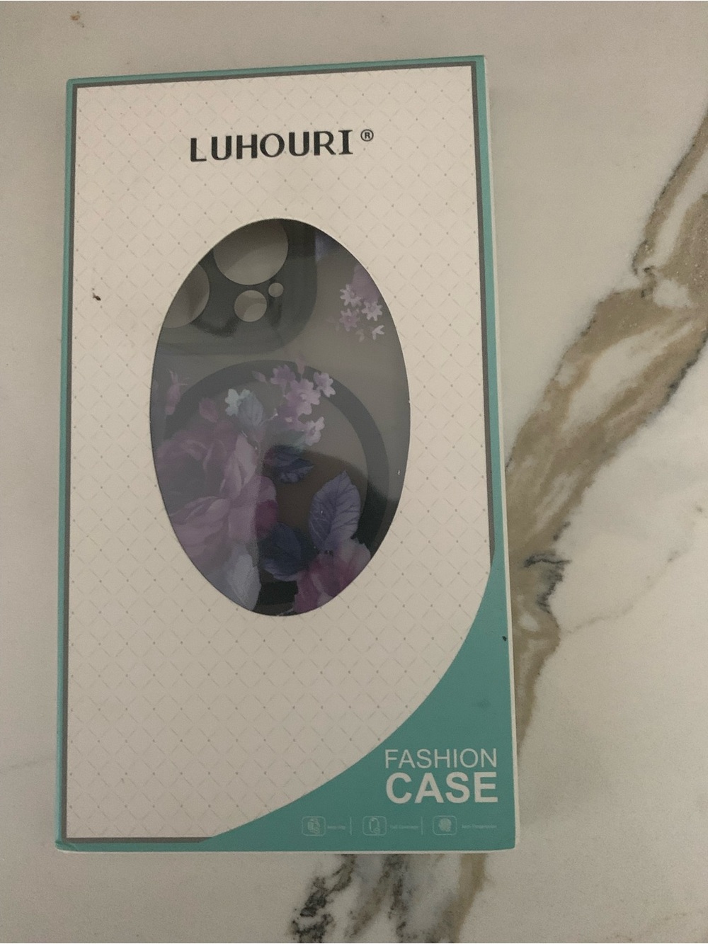 Purple Floral Fashion Case for Women